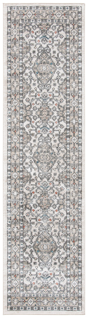 Safavieh Oregon Area Rug – Timeless Elegance With Contemporary Flair, Durable Design For Any Room In Your Home Grey ,Ivory 80% Polypropylene,20% Polyester Ore883f-4