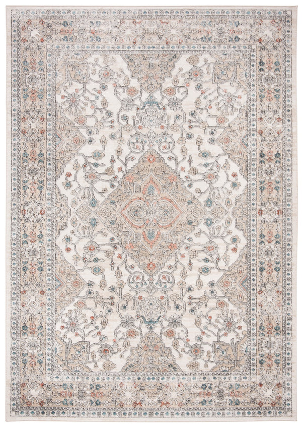 Safavieh Oregon Area Rug – Timeless Elegance With Contemporary Flair, Durable Design For Any Room In Your Home Grey ,Ivory 80% Polypropylene,20% Polyester Ore883f-4