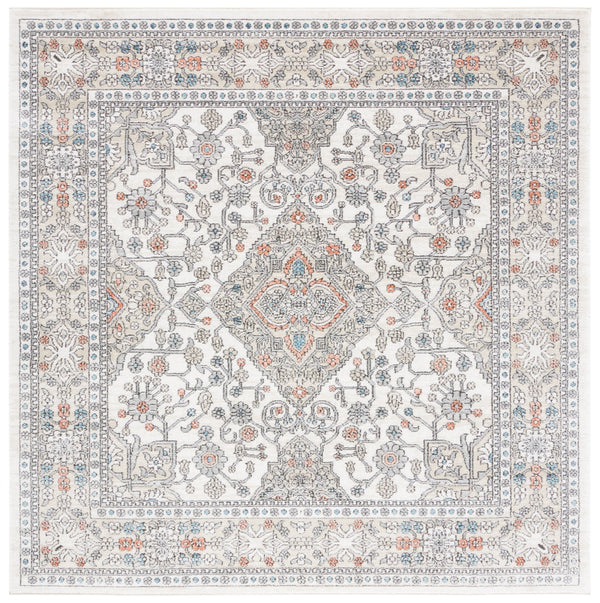 Safavieh Oregon Area Rug – Timeless Elegance With Contemporary Flair, Durable Design For Any Room In Your Home Grey ,Ivory 80% Polypropylene,20% Polyester Ore883f-4