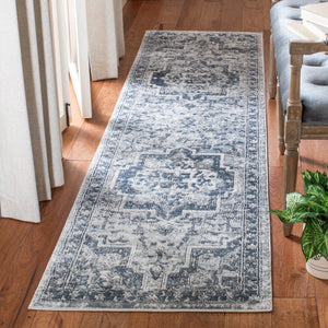 Safavieh Oregon Area Rug – Timeless Elegance With Contemporary Flair, Durable Design For Any Room In Your Home Navy ,Ivory 80% Polypropylene,20% Polyester Ore883n-212