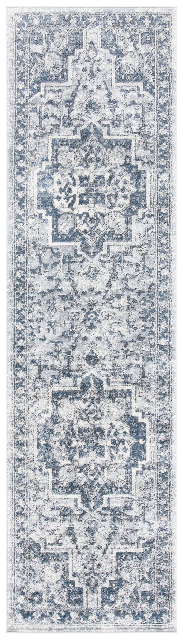 Safavieh Oregon Area Rug – Timeless Elegance With Contemporary Flair, Durable Design For Any Room In Your Home Navy ,Ivory 80% Polypropylene,20% Polyester Ore883n-212