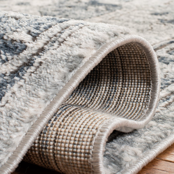 Safavieh Oregon Area Rug – Timeless Elegance With Contemporary Flair, Durable Design For Any Room In Your Home Navy ,Ivory 80% Polypropylene,20% Polyester Ore883n-212