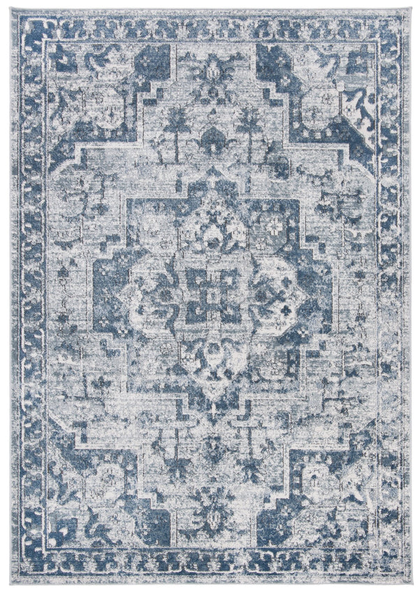 Safavieh Oregon Area Rug – Timeless Elegance With Contemporary Flair, Durable Design For Any Room In Your Home Navy ,Ivory 80% Polypropylene,20% Polyester Ore883n-212