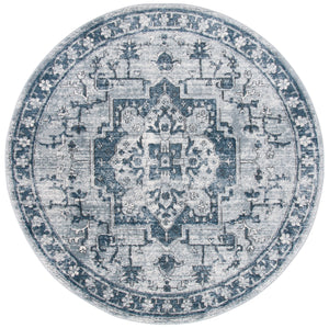 Safavieh Oregon Area Rug – Timeless Elegance With Contemporary Flair, Durable Design For Any Room In Your Home Navy ,Ivory 80% Polypropylene,20% Polyester Ore883n-212