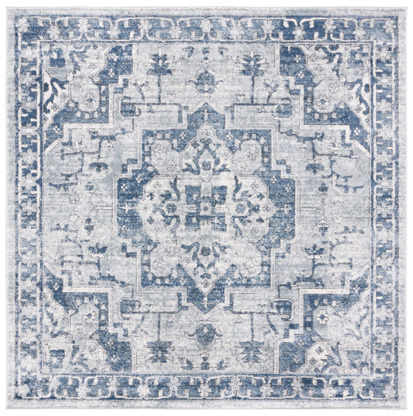 Safavieh Oregon Area Rug – Timeless Elegance With Contemporary Flair, Durable Design For Any Room In Your Home Navy ,Ivory 80% Polypropylene,20% Polyester Ore883n-212