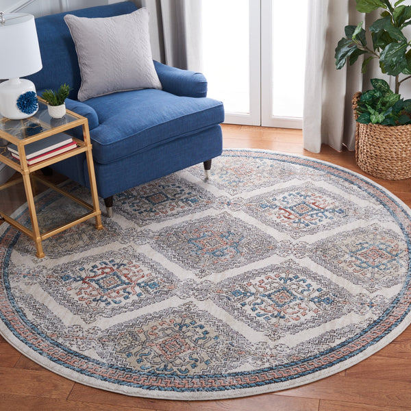 Safavieh Oregon Timeless Elegance Area Rug - Luxurious Power-loomed Design With Antique Motifs For Your Home Grey ,Ivory 80% Polypropylene,20% Polyester Ore885f-28
