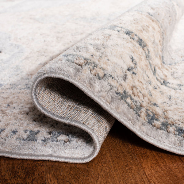 Safavieh Oregon Traditional Area Rug - Elegant Beige & Grey Design, 5'3"X7', Durable & Easy-care Luxury Piece Beige ,Grey 80% Polypropylene,20% Polyester Ore895a-5