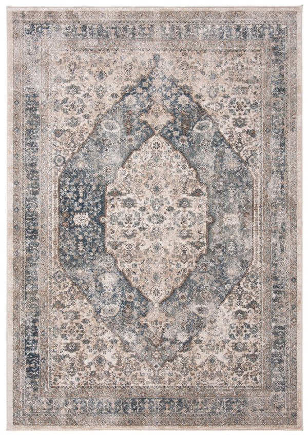 Safavieh Oregon Traditional Power Loomed Rug - Elegant Beige And Grey Design For Timeless Home Decor Beige ,Grey 80% Polypropylene,20% Polyester Ore896b-1115
