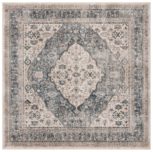 Safavieh Oregon Traditional Power Loomed Rug - Elegant Beige And Grey Design For Timeless Home Decor Beige ,Grey 80% Polypropylene,20% Polyester Ore896b-1115