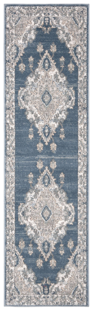 Safavieh Oregon Traditional Style Area Rug - Timeless Elegance In Blue And Creme For Luxurious Homes Blue ,Creme 80% Polypropylene,20% Polyester Ore898a-5