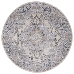 Safavieh Oregon Traditional Style Area Rug - Timeless Elegance In Blue And Creme For Luxurious Homes Beige ,Grey 80% Polypropylene,20% Polyester Ore898b-5sq