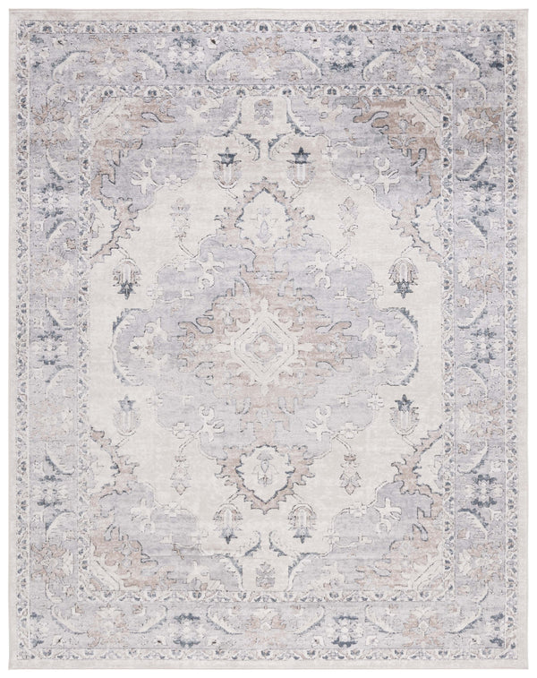 Safavieh Oregon Traditional Style Area Rug - Timeless Elegance In Blue And Creme For Luxurious Homes Beige ,Grey 80% Polypropylene,20% Polyester Ore898b-5sq