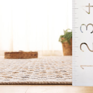 Safavieh Organica Handwoven Natural Ivory Checkerboard Rug — Low-Profile Cotton-Jute Flatweave, Eco-Friendly Durable 3'-0" x 5'-0" ORG450A-3