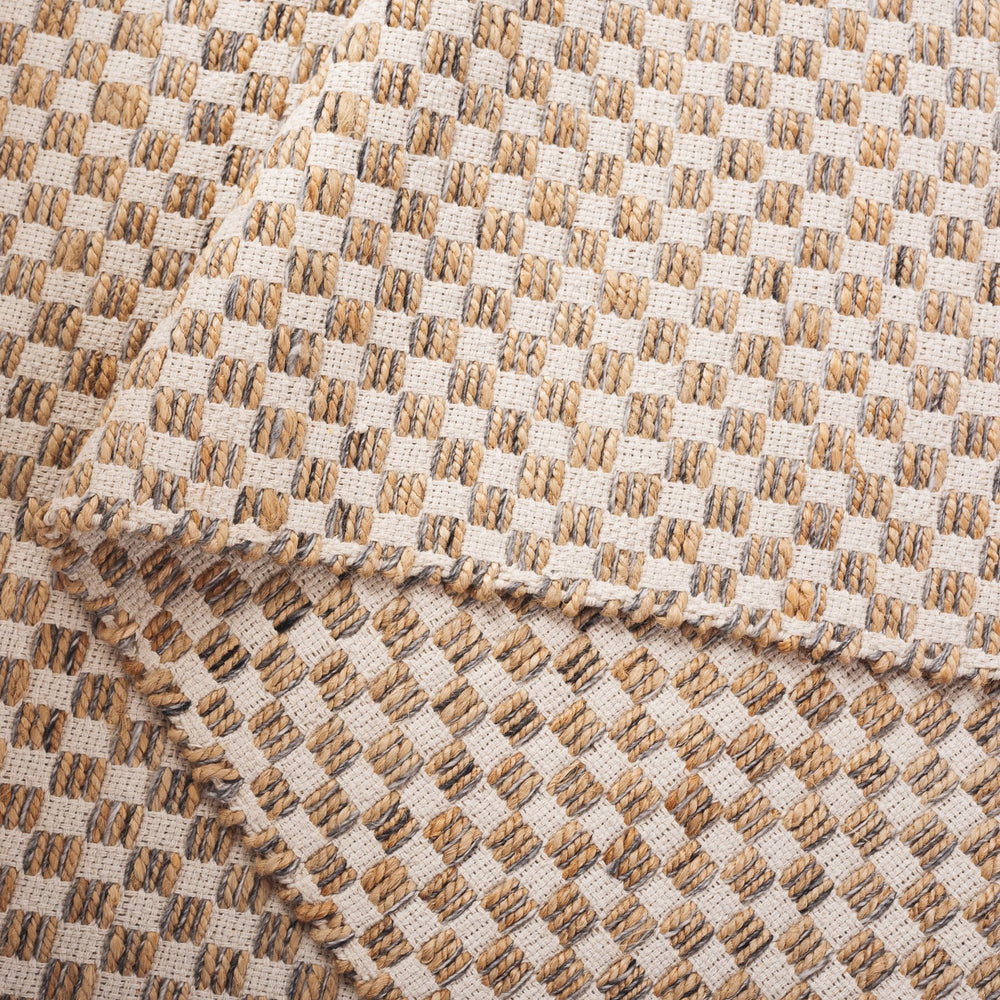 Safavieh Organica Natural Ivory Flatweave Area Rug — Low-Profile Cotton-Jute Blend, Subtle Geometric Texture, Durable Handcrafted Design Ideal For Modern & Scandinavian Interiors 8'-0" x 10'-0" ORG450A-8