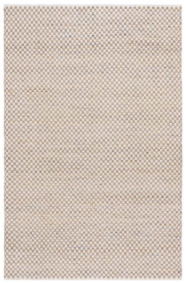 Safavieh Organica Handcrafted Natural Ivory Runner With Subtle Checkerboard, Durable Cotton-Jute Flatweave For Halls 2'-3" x 8'-0" ORG450A-28