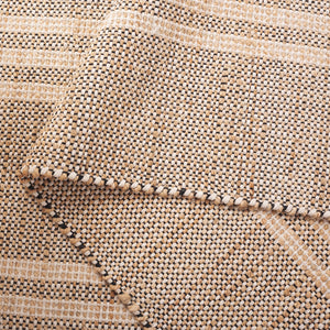 Safavieh Organica Handcrafted Natural Jute Runner With Bold Black Stripes, Flatweave Durable Coastal Charm 2'-3" x 8'-0" ORG453Z-28