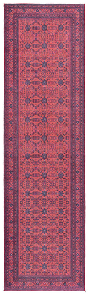 Safavieh Orlando Traditional Turkish Runner Rug With Intricate Patterns And Rich Red-black Color Palette Red ,Black 70% Felt,25% Velvet,5% Laminated Film Orl754q-28