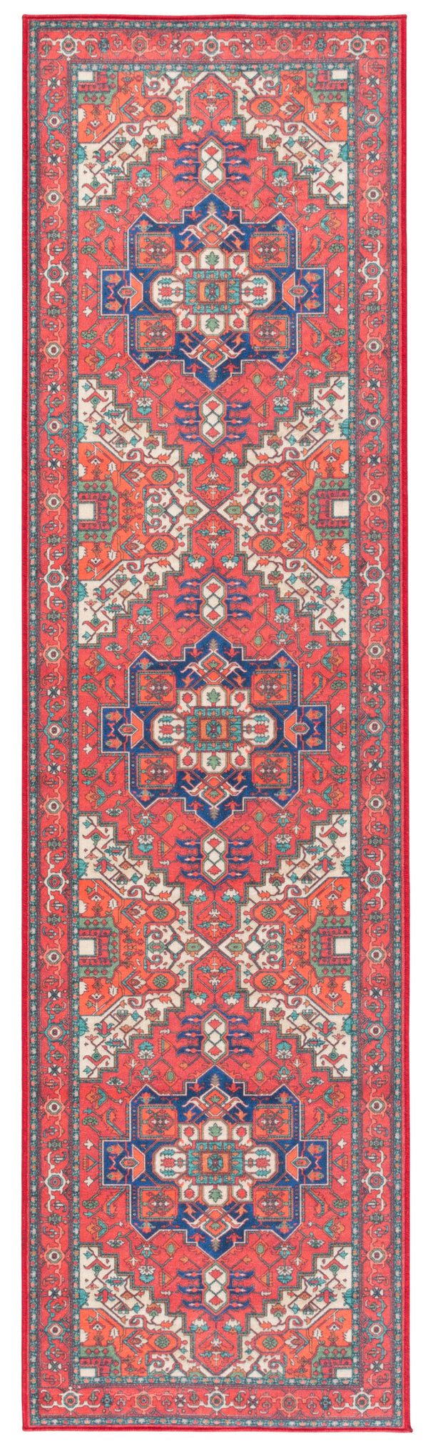 Safavieh Orlando Exquisite Traditional Area Rug In Rich Red And Beige - Timeless Elegance For Any Space Red ,Beige 70% Felt,25% Velvet,5% Laminated Film Orl758q-9