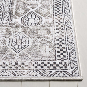 Safavieh Orlando Elegant Power Loomed Area Rug With Timeless Oriental Design For Hallway And Corridor Use Taupe ,Beige 70% Felt,25% Velvet,5% Laminated Film Orl766e-5