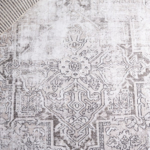 Safavieh Orlando Elegant Power Loomed Area Rug With Timeless Oriental Design For Hallway And Corridor Use Taupe ,Beige 70% Felt,25% Velvet,5% Laminated Film Orl766e-5