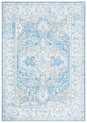 Safavieh Orlando Traditional Style Area Rug - Turkish Power-loomed Elegance In Timeless Patterns And Colors Blue ,Gold 70% Felt,25% Velvet,5% Laminated Film Orl768m-9