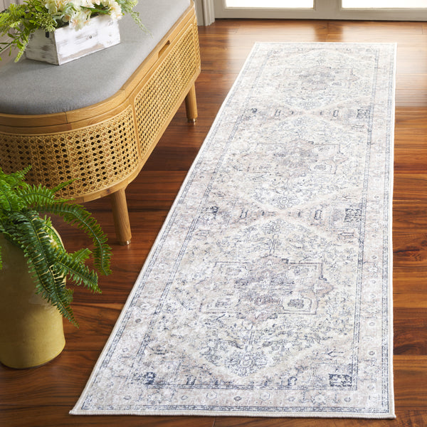 Safavieh Orlando Elegant Turkish Area Rug - Timeless Design With Intricate Patterns For Any Home Decor Beige ,Grey 70% Felt,25% Velvet,5% Laminated Film Orl774b-8