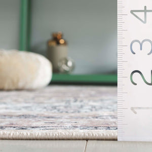 Safavieh Orlando Traditional Power-loomed Runner Rug - Elegant, Washable Design For Modern Living Spaces Beige ,Grey 70% Felt,25% Velvet,5% Laminated Film Orl774b-5