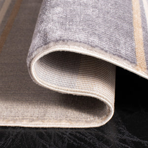 Safavieh Orwell 304 Power Loomed Polypropylene Contemporary Rug Grey / Charcoal ORW304F-213