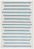 Safavieh Orwell 352 Power Loomed Contemporary Rug Ivory / Blue 5'-3" x 7'-7"