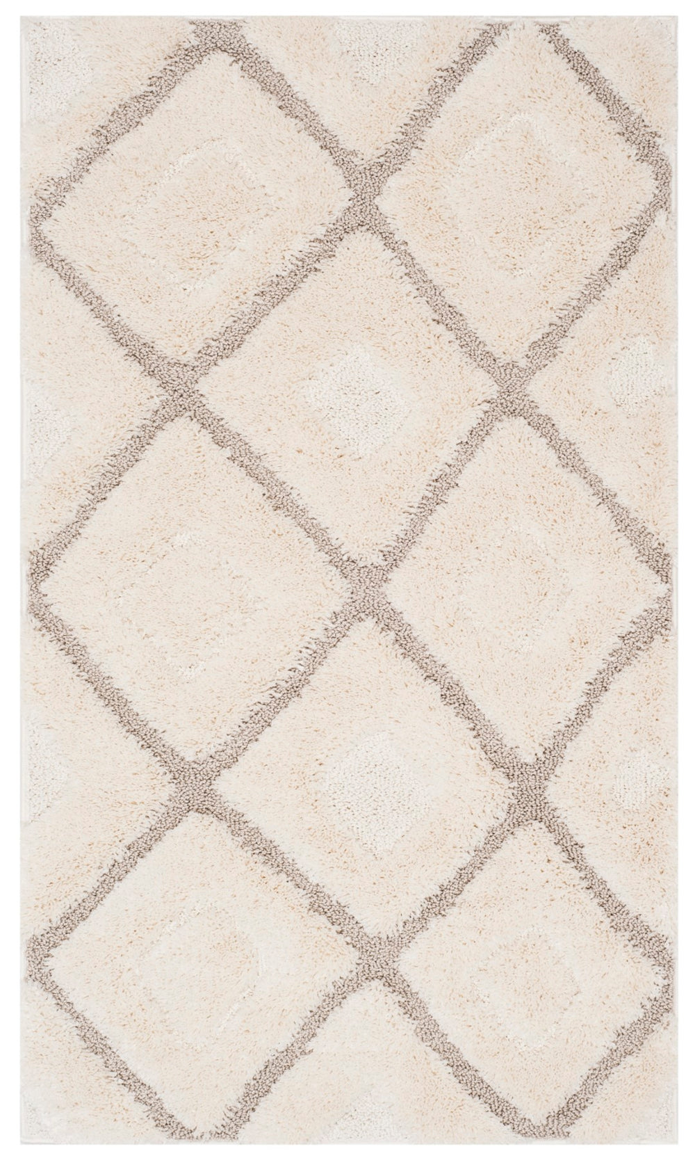 Safavieh Olympia Shag 319b Cream Beige Cream ,Beige Polyester Pile Osg319b-3