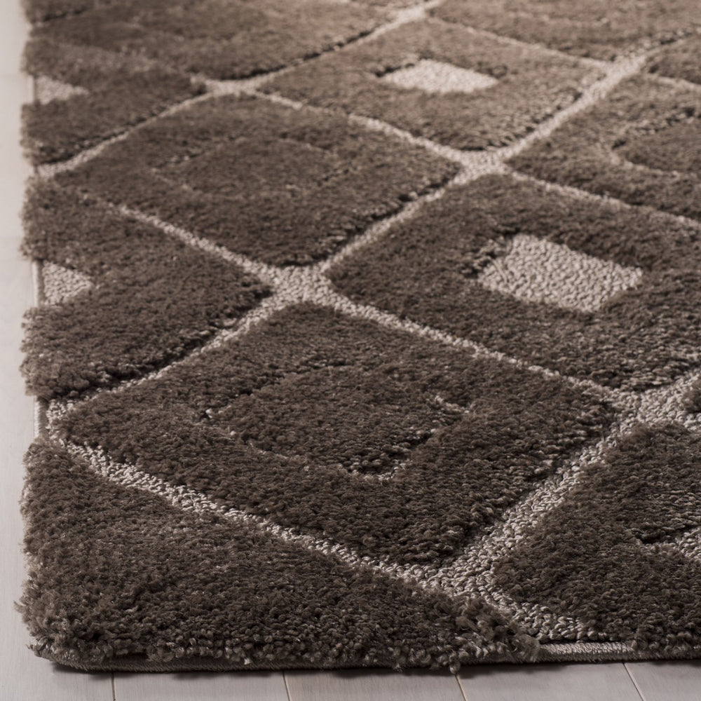 Safavieh Olympia Shag 319 Power Loomed Shag & Flokati Rug Mushroom OSG319C-3