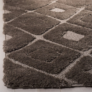 Safavieh Olympia Shag 319 Power Loomed Shag & Flokati Rug Mushroom OSG319C-3