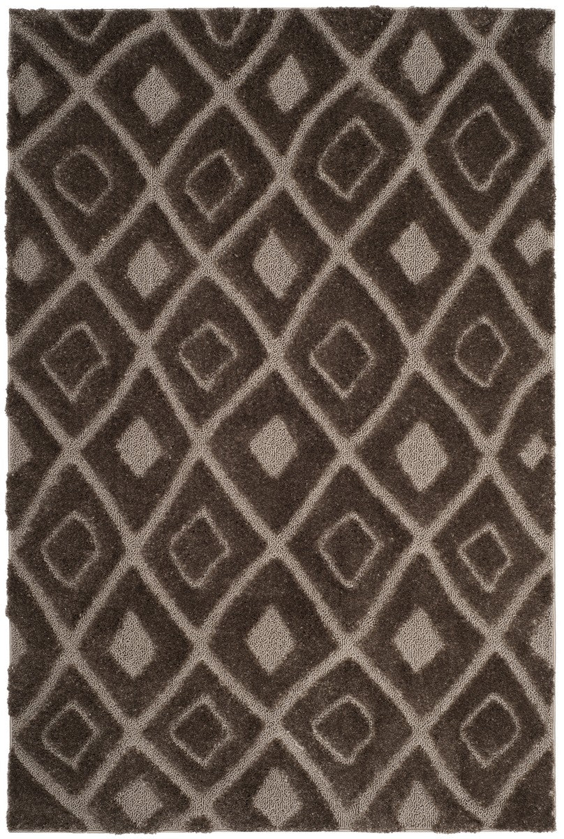 Safavieh Olympia Shag 319 Power Loomed Shag & Flokati Rug Mushroom OSG319C-3