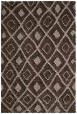 Safavieh Olympia Shag 319 Power Loomed Shag & Flokati Rug Mushroom OSG319C-3