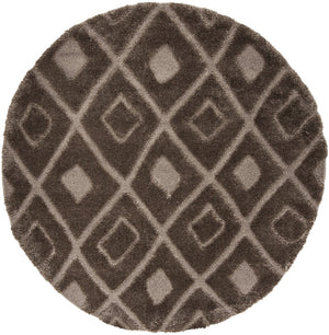 Safavieh Olympia Shag 319 Power Loomed Shag & Flokati Rug Mushroom OSG319C-3