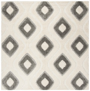 Safavieh Olympia Shag 325 Power Loomed Shag & Flokati Rug Cream / Grey OSG325A-28