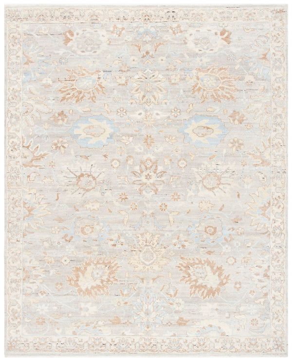Safavieh Oushak 130 Hand Knotted Traditional Rug Grey / Ivory 8' x 10'