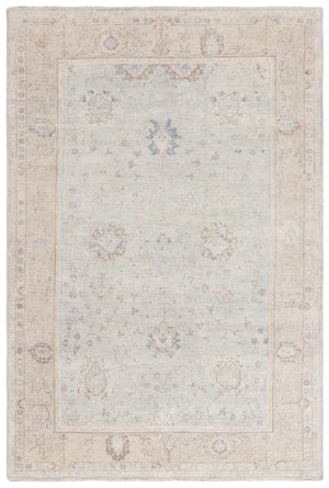 Safavieh Oushak Hand-knotted Area Rug – Elegant Floral Design In Soft Grey And Beige, Perfect For Any Space Grey ,Beige 80% Wool,20% Cotton Osh651f-6