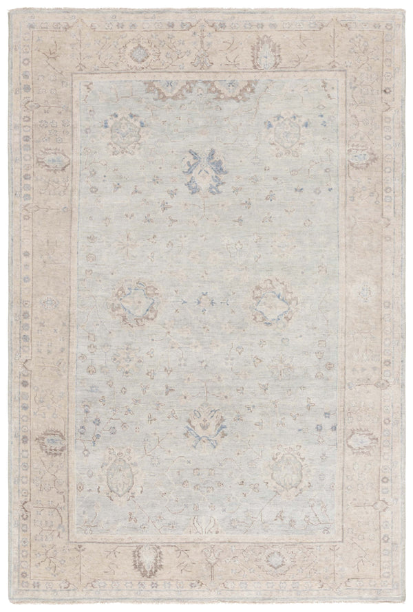 Safavieh Oushak Hand-knotted Area Rug – Elegant Floral Design In Soft Grey And Beige, Perfect For Any Space Grey ,Beige 80% Wool,20% Cotton Osh651f-6