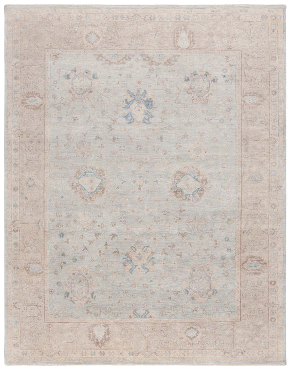 Safavieh Oushak Exquisite Hand-knotted Area Rug With Antique Oriental Design For Elegant Home Décor Grey ,Beige 80% Wool,20% Cotton Osh651f-10