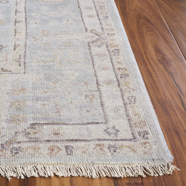 Safavieh Oushak Hand-knotted Area Rug – Elegant Floral Design In Soft Grey And Beige, Perfect For Any Space Light Grey ,Beige 80% Wool,20% Cotton Osh651g-6