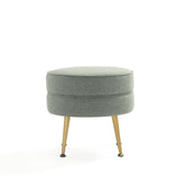 Bailey Ottoman in Sage Green with Gold Feet OT003-SG Manhattan Comfort