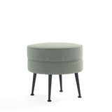 Bailey Ottoman in Sage Green with Black Feet OT003-SGB Manhattan Comfort