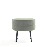 Bailey Ottoman in Sage Green with Black Feet OT003-SGB Manhattan Comfort