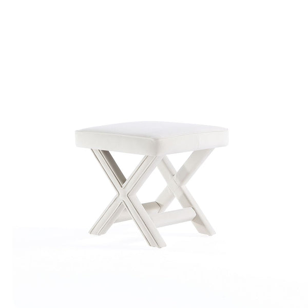 Abigail Single Ottoman Bench in Cream OT004-CR Manhattan Comfort