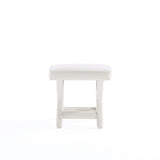 Abigail Single Ottoman Bench in Cream OT004-CR Manhattan Comfort