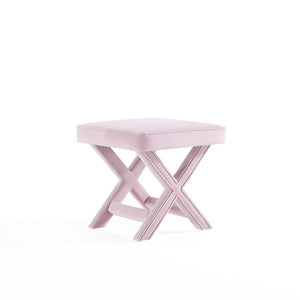 Abigail Single Ottoman Bench in Pink OT004-PK Manhattan Comfort