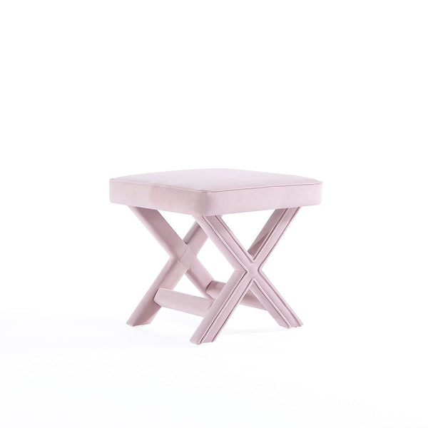 Abigail Single Ottoman Bench in Pink OT004-PK Manhattan Comfort