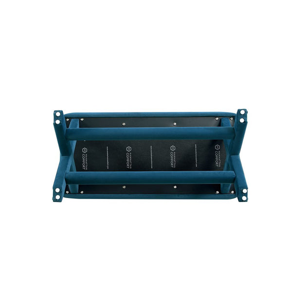 Abigail Double Ottoman Bench in Blue OT005-BL Manhattan Comfort