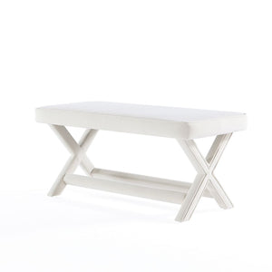 Abigail Double Ottoman Bench in Cream OT005-CR Manhattan Comfort